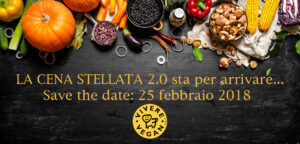 cena stellata vivere vegan