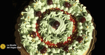 Torta vegan al pistacchio
