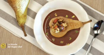 Ricetta “Pere alla rosa canina e cioccolato” dolce pere e cioccolato