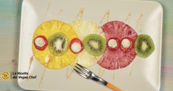 Ricetta “Carpaccio di ananas a colori”